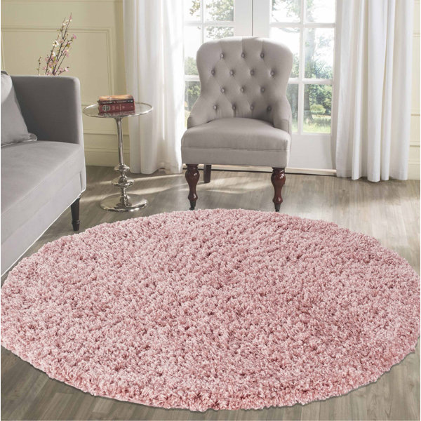Hashtag Home Huw Shaggy Baby Pink Rug & Reviews Wayfair.co.uk